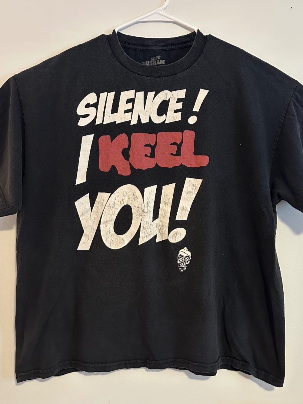 Achmed Silence! I Keel You! Jeff Dunham Graphic T-Shirt XXL Black Short Sleeve